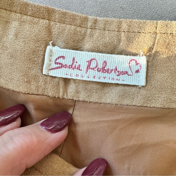 Darling Wild Blue Faux Suede Mini Skirt - Picture 5 of 7